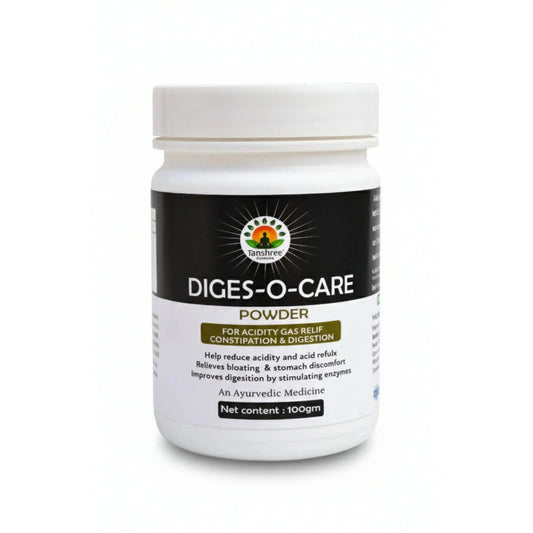 Tanshree Ayurveda Diges-O-Care Powder (100gm) | Fast Relief for Acidity, Gas, Constipation & Indigestion TANSHREE